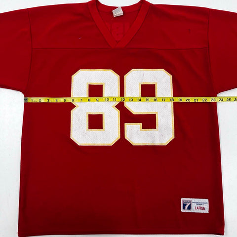 Vintage 90s Logo 7 Andre Rison Kansas City Chiefs NFL Jersey Sz L