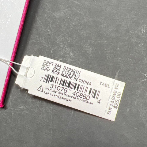 Anna & Ava Peace Charm Silver Tone Necklace NIB