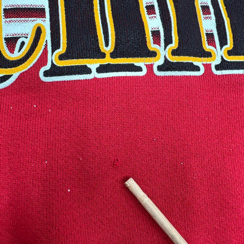 Vintage 90s Trench Men's NFL Kansas City Chiefs Red Sweatshirt Graphic USA L