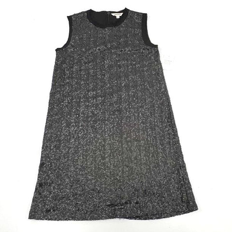 Lucky Brand Women's Silver Black Sequin Sleeveless Shift Party Dress Sz S NWT