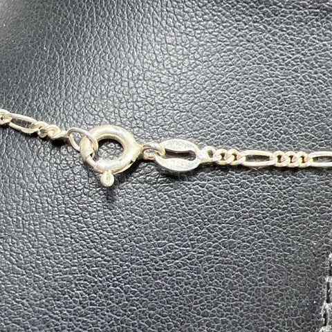 Sunwest 925 Sterling Silver Baby Booties Charm Necklace 6.32g