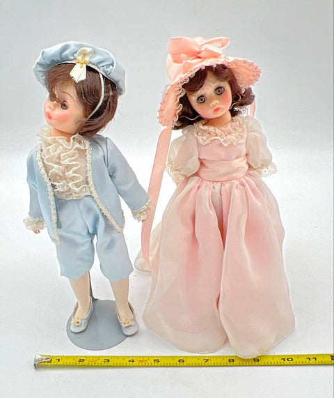 Madame Alexander Blue Boy and Pinkie Dolls Set of 2 Vintage 8" Sleepy Eyes