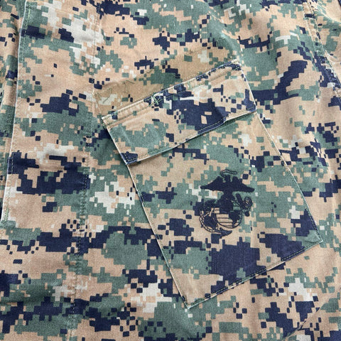USMC MARPAT Woodland Camo MCCUU Blouse Lot of 2 Marines Sz Med Long / Large