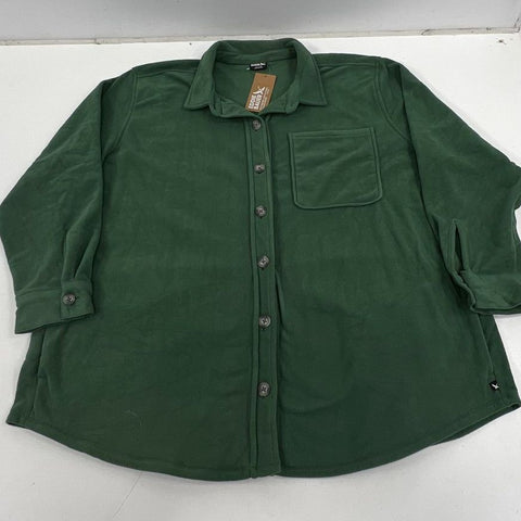 Eddie Bauer Fleece 2.0 Shirt Jack Women's Green Outdoor NWT Sz XL