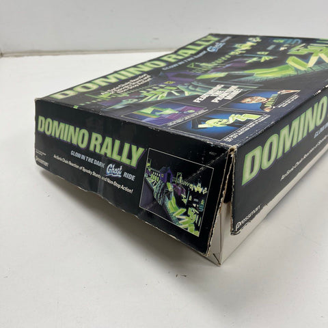 Vintage 80s Domino Rally Ghost Ride Glow In The Dark Toy Set Parts Lot