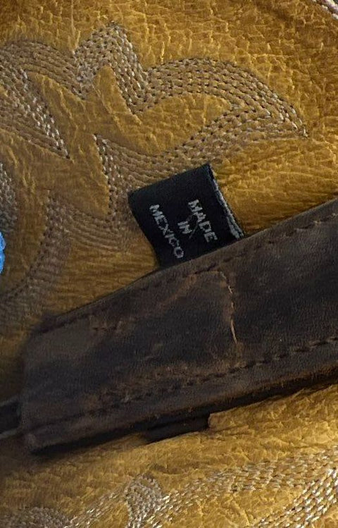 Justin 2252 Brown Distressed Leather Western Cowboy Boots Men's Size 10D