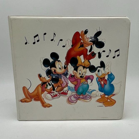 Vintage Disney Storyteller Take-A-Tape Along Case 6 Cassettes & 8 Books Set