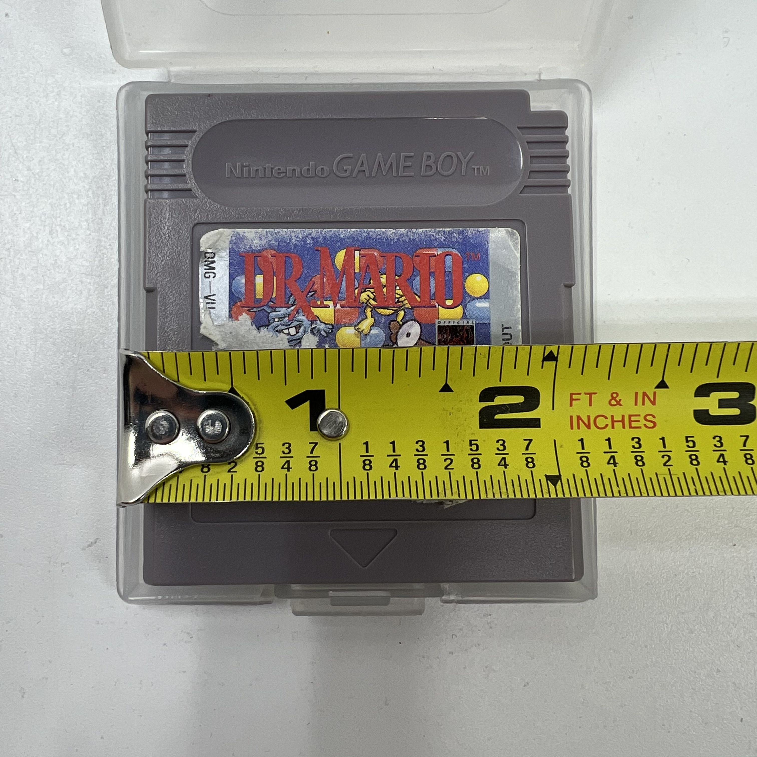 Nintendo Gameboy Dr Mario Game Damaged Label *Not Tested In Case