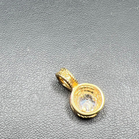 Michael Anthony 14K Yellow Gold Rhinestone Pendant 2g