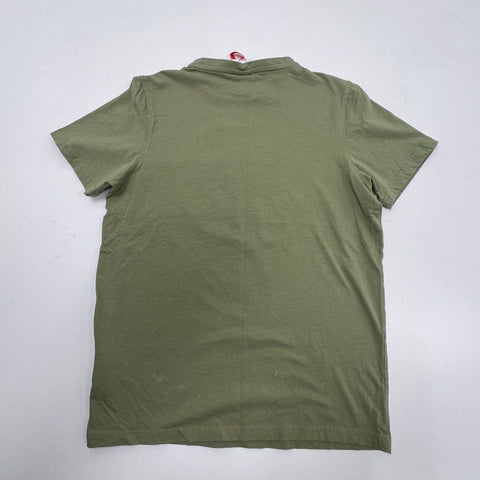 Kappa T-Shirt People In Motion Big Logo Graphic Green Sz Small