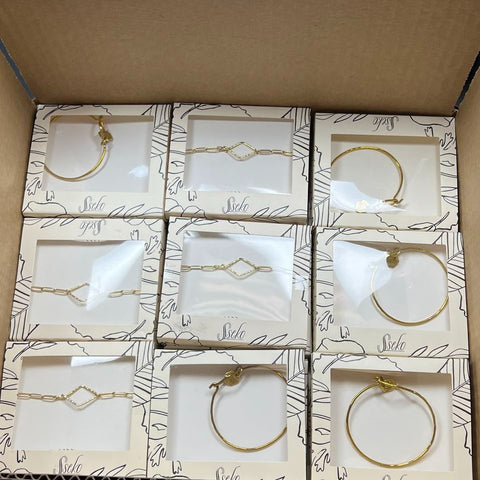 Sseko Assorted Gold & Silver Tones Costume Jewelry NIB Lot