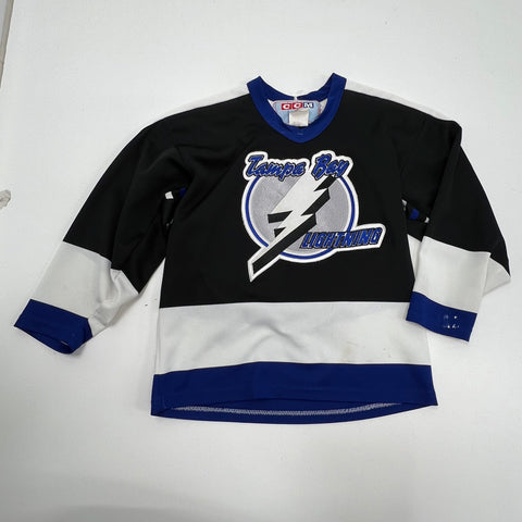 Vintage 90s Tampa Bay Lightning NHL Hockey Jersey CCM Youth L/XL