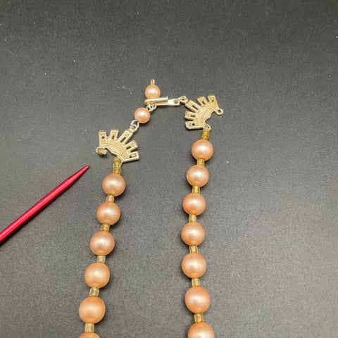 Vintage Japan Faux Pearl Costume Jewelry Lot of 5 Necklaces Cluster Earrings