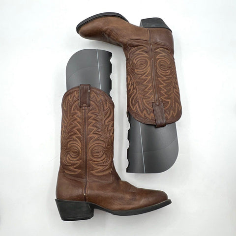 Durango DB5133 Brown Leather Western Cowboy Boots Men's Size 9D