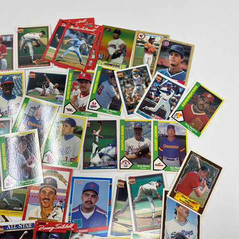 Bernie Williams + 100+ Card Lot Vintage 80s 90s MLB Topps Donruss ProCards