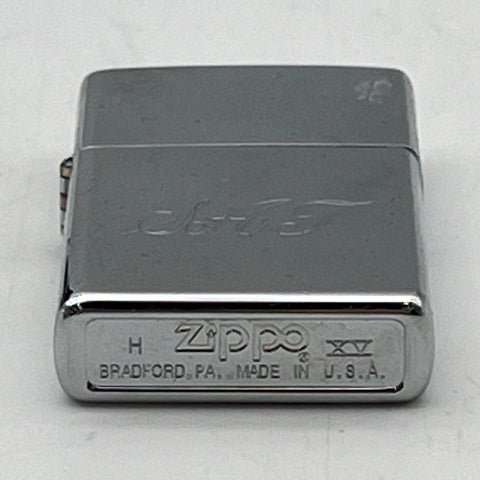 Zippo Lighter 250 Regular High Polish Chrome 1999 Monogrammed SAT With Box