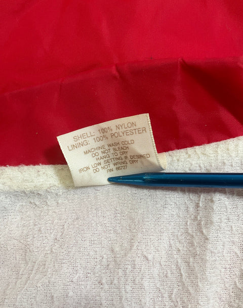 Vintage Y2K VFW POW MIA Red Nylon Coach Jacket Windbreaker Men's L