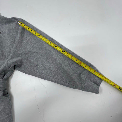 Savage X Fenty Women's Gray Hooded Robe Logo Belted NWT Size M/L