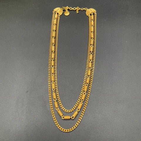 Vintage Monet Costume Jewelry Lot 5 Pieces Necklace Earrings Rhinestone Brooch