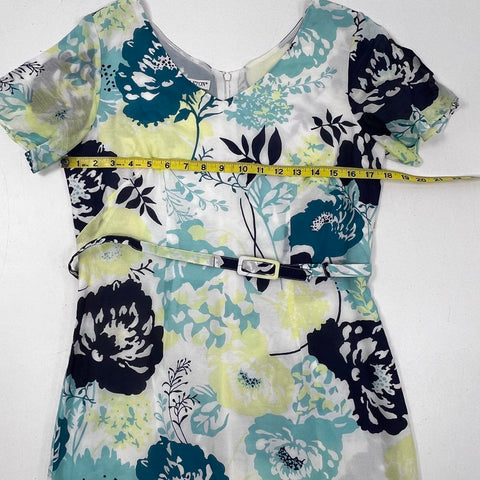 Pendleton Women's Dress Lot Sz 6 6P Floral Cotton Silk Abstract Cotton Spandex