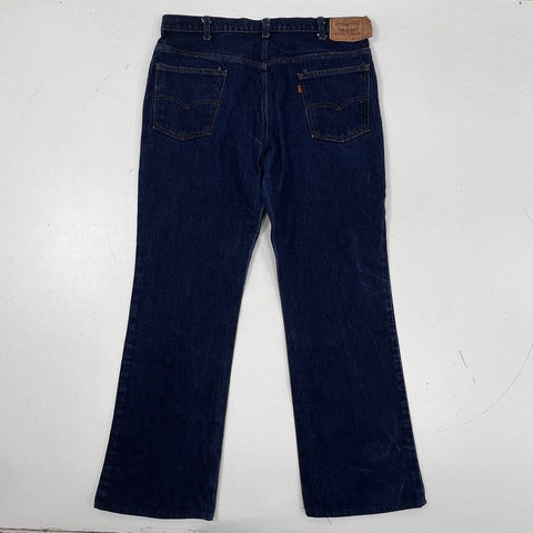 Vintage 80s Levi's 517 Orange Tab Bootcut Jeans Made in USA Sz 40x34