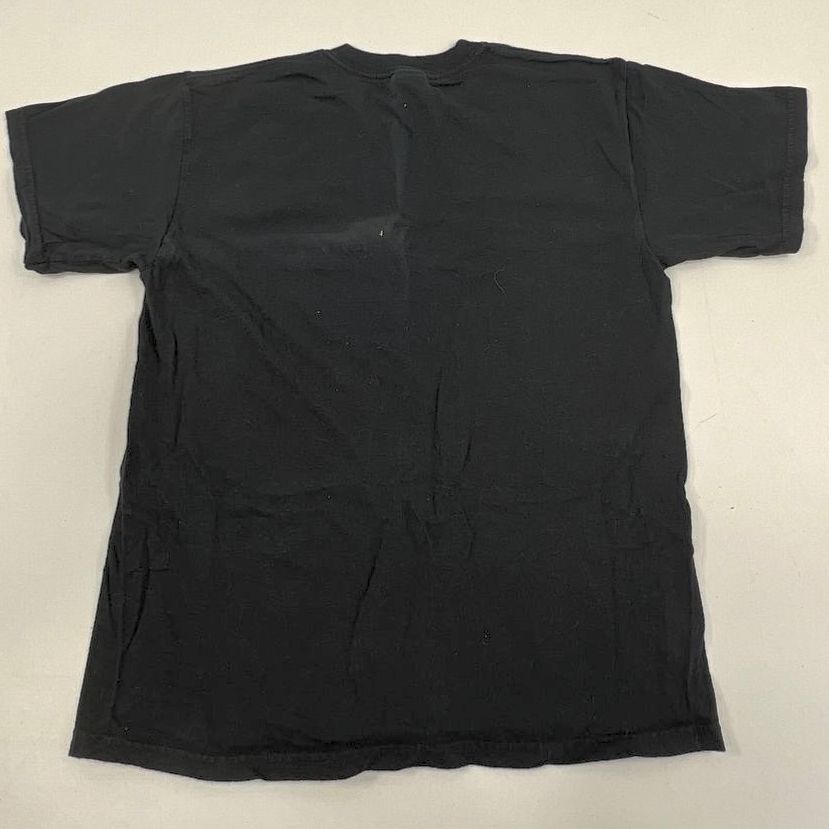 VTG Y2K Men's Black Having a Stiff One in Your Hearse T-shirt Goth - Size Medium