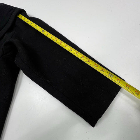 Vintage 80s Topcoat Exclusive Velvet Collar Wool Overcoat Made in England Sz S