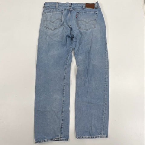 Levi's Premium 501 Original Fit Men's Jeans Light Wash Button Fly 38x32