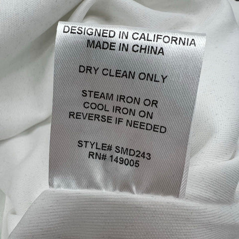 Simona Maghen NWT Muse White Black Polka Dot Mermaid Dress Women's 6