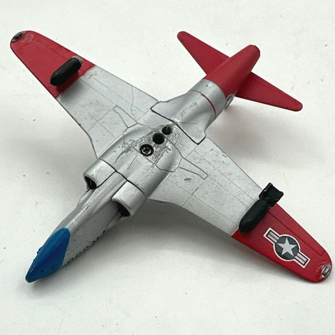Military Aircraft Model Airplane Lot B-52 B-25 P-51 P-80 Diecast 5 Figures