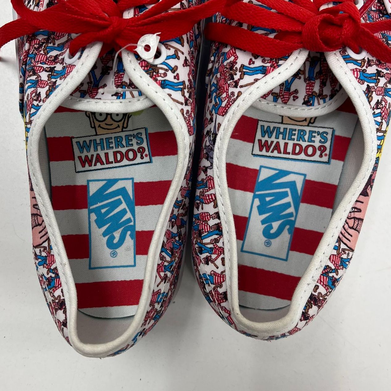 Vans Authentic Where's Waldo Battle Skate Shoes Men's Size 9