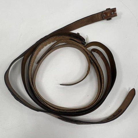 Lot of 5 Men's Leather Belt Straps No Buckles Tooled Western Studded Crafts