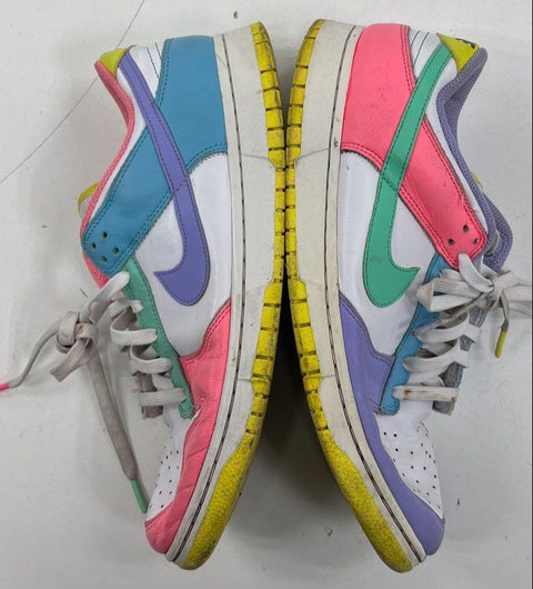 Lot 2 Nike Jordan 1 Mid True Blue Sz 11 & Dunk Low Easter W Sz 8.5 Sneakers