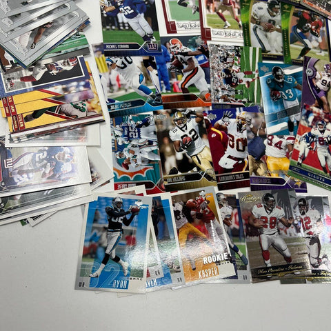 100+ Card Football Lot NFL Topps Upper Deck 1990s 2000s Stars & Inserts