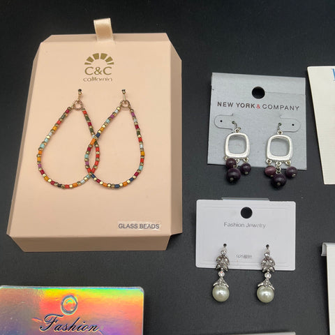 Lauren Ralph Lauren Lia Sophia C&C California Earrings Jewelry Lot of 12 Pairs