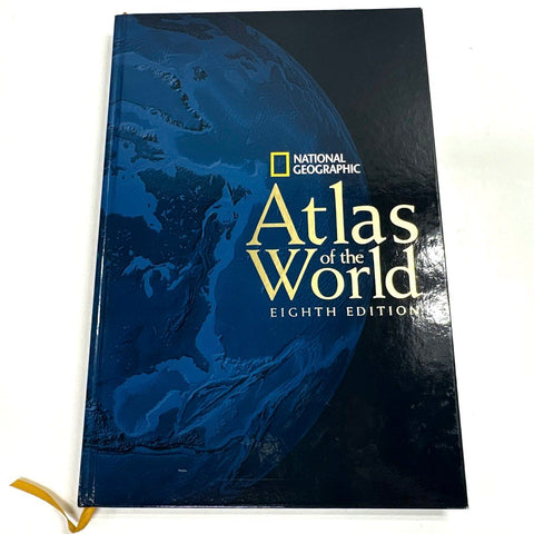 National Geographic Atlas of the World Eighth Edition Large Hardcover Map Book
