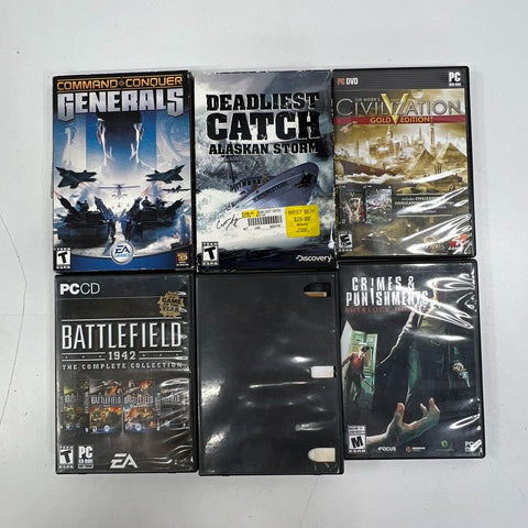 Battlefield 1942 Command & Conquer Civilization PC CD-ROM DVD 14 Game Lot