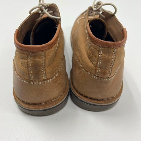 Steve Madden Hestonn Tan Brown Leather Chukka Desert Boots Mens Size 11