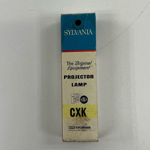 IOB Vintage Sylvania Movie & Still Projector Lamp Bulb Blue Top 300w Light Bulb