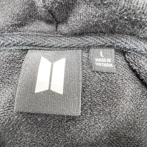 BTS Official J-Hope Artist-Made Collection Black Hoodie Sweatshirt Unisex L