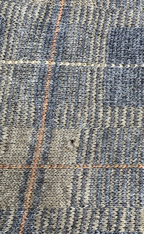 Vintage 90s Jos A Bank Brown Plaid Merino Wool Sweater Men's XL NWT