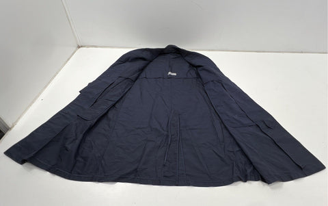 Vintage Blauer Men's Blue USAF Regulation Water Repellent Trench Coat Captain