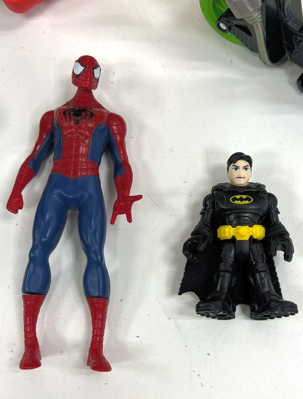 Fisher Price Imaginext DC Joker Laff Factory Lot Batman Spider-Man Figures