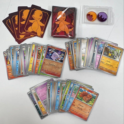 Pokemon Obsidian Flames ETB Contents Card Lot & Accessories See Photos