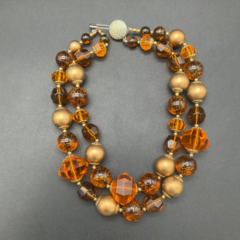 Kenneth Lane Western Germany Vintage Lucite Jewelry Lot Root Beer Apple Juice