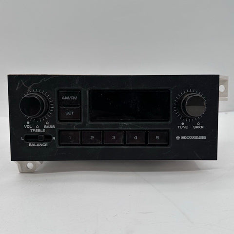 Vintage Chrysler AM/FM Car Radio OEM Model 4233066-6 Untested As-Is