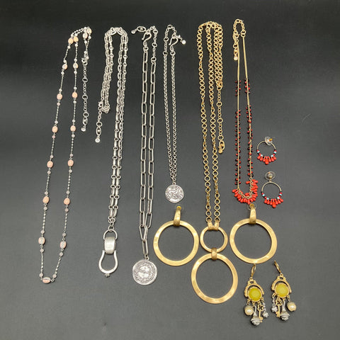 Cabi Contemporary Fashion Necklaces Earrings Jewelry Lot of 10 Pieces
