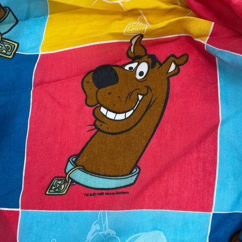 Vintage Scooby Doo Sheet Set Dan River Twin Size 3 Piece 1999 Hanna-Barbera