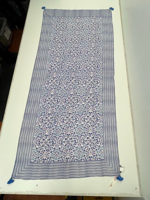 Vineyard Vines Women's Seahorse Stripe Scarf NWT Multicolor Tassel One Size