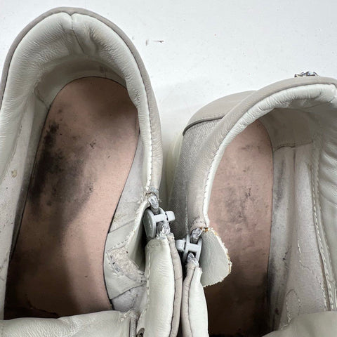 Rucoline Agile Jackie 226 Grey Beige Wedge High Top Fashion Sneakers Size 7